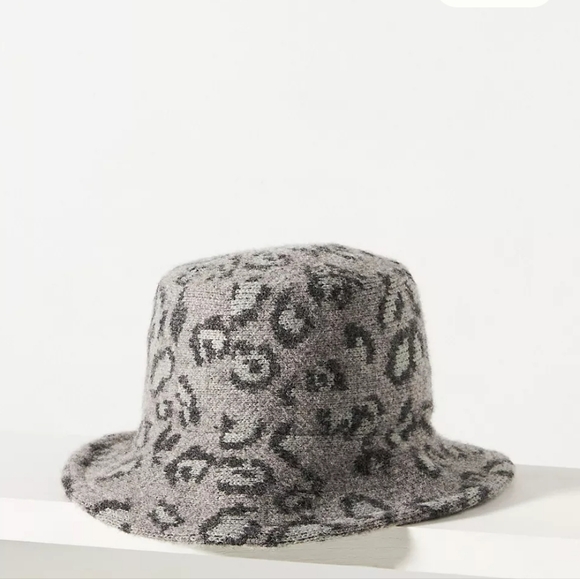 NWT Anthro x San Diego Hat Co. Pippin Bucket Leopard Hat Adjustable - Picture 2 of 7